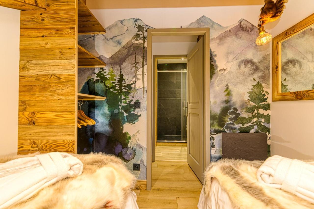 Appartement Style Chalet 5* Vue Mont-Blanc - Arc 1950 Les Arcs  Экстерьер фото