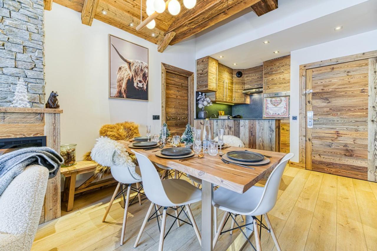 Appartement Style Chalet 5* Vue Mont-Blanc - Arc 1950 Les Arcs  Экстерьер фото