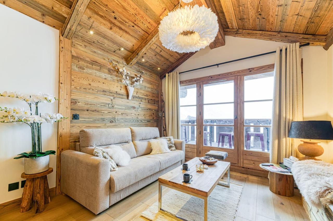 Appartement Style Chalet 5* Vue Mont-Blanc - Arc 1950 Les Arcs  Экстерьер фото